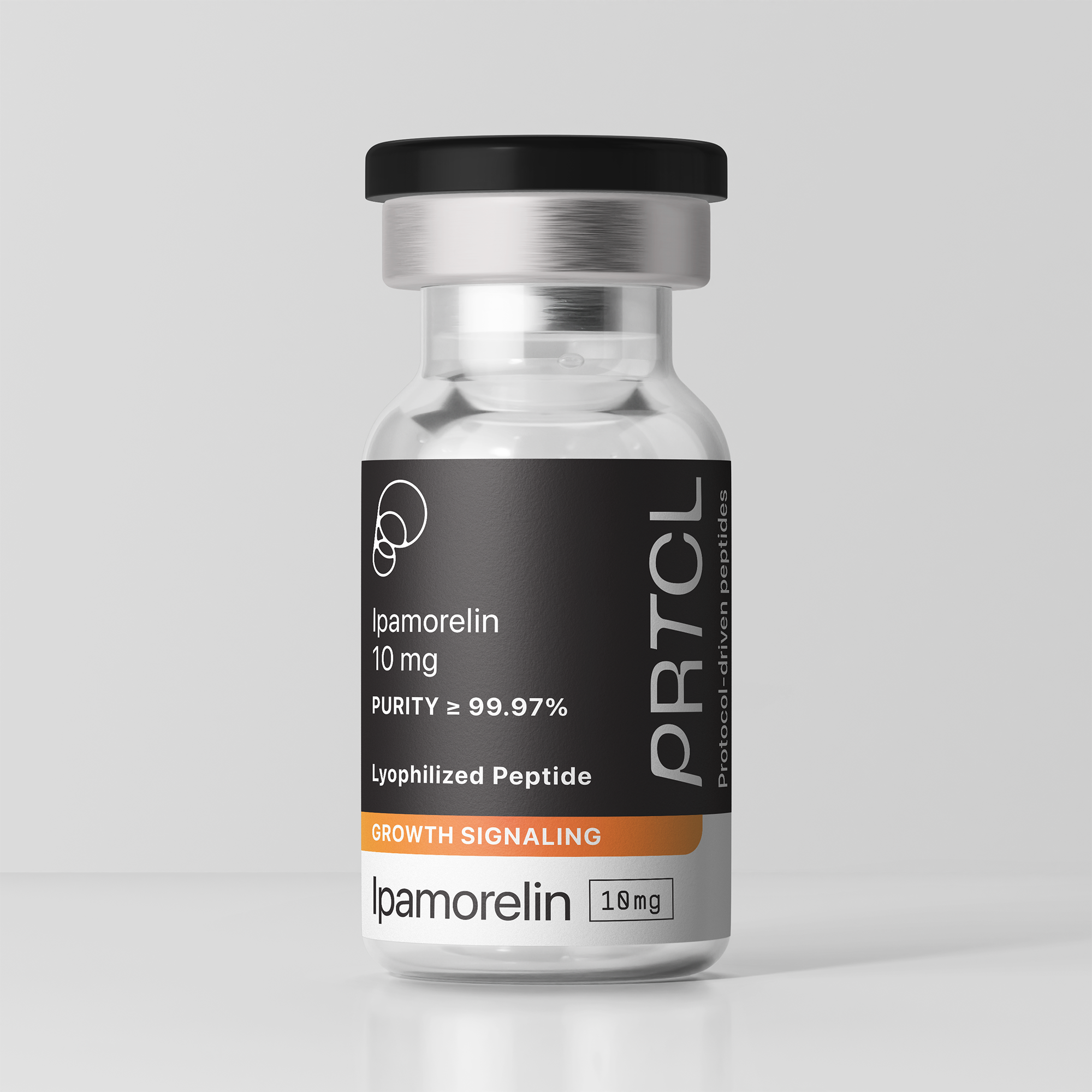 Ipamorelin — 10mg Lyophilized Vial, verified to ≥99% purity