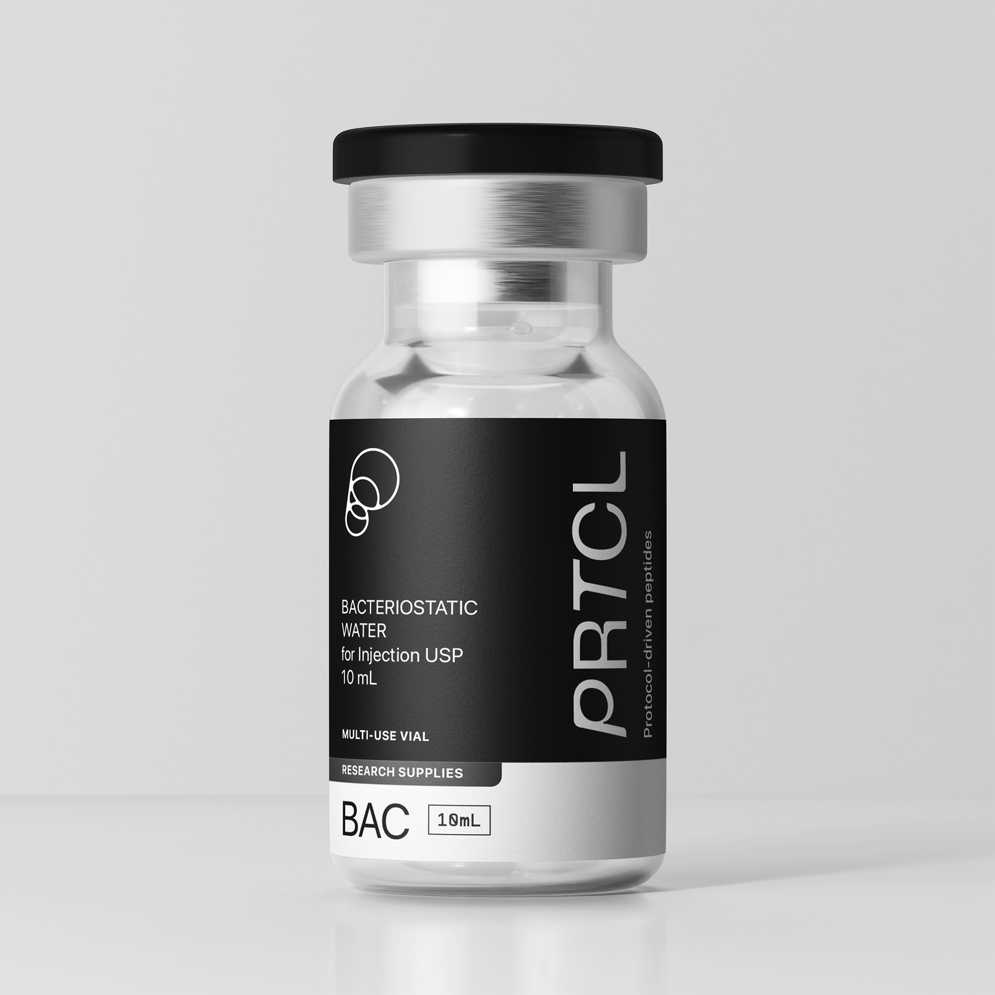 Bacteriostatic Water — 10 mL Sterile Vial, verified to USP Grade purity