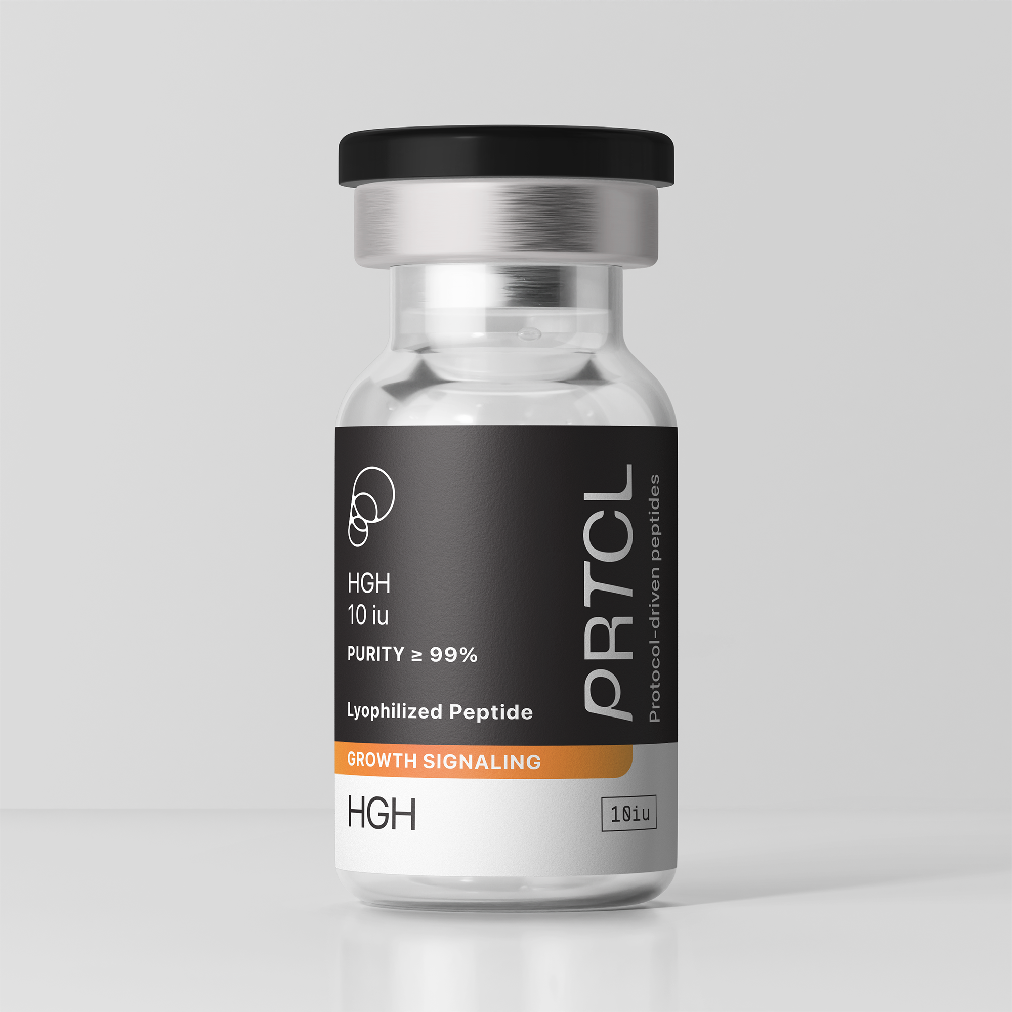 HGH (Somatropin) — 10IU Lyophilized Vial, verified to ≥99% purity
