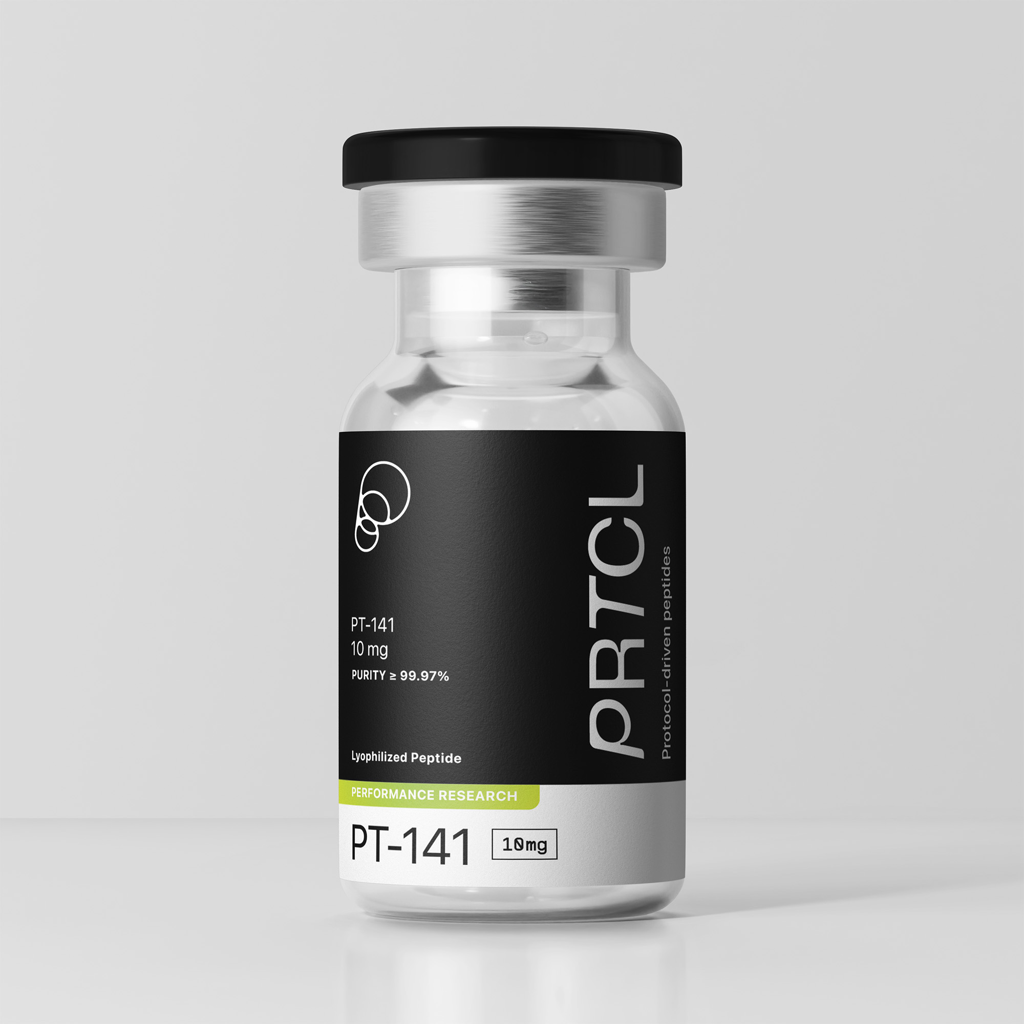 PT-141 — 10 mg Lyophilized Vial, verified to ≥99% purity