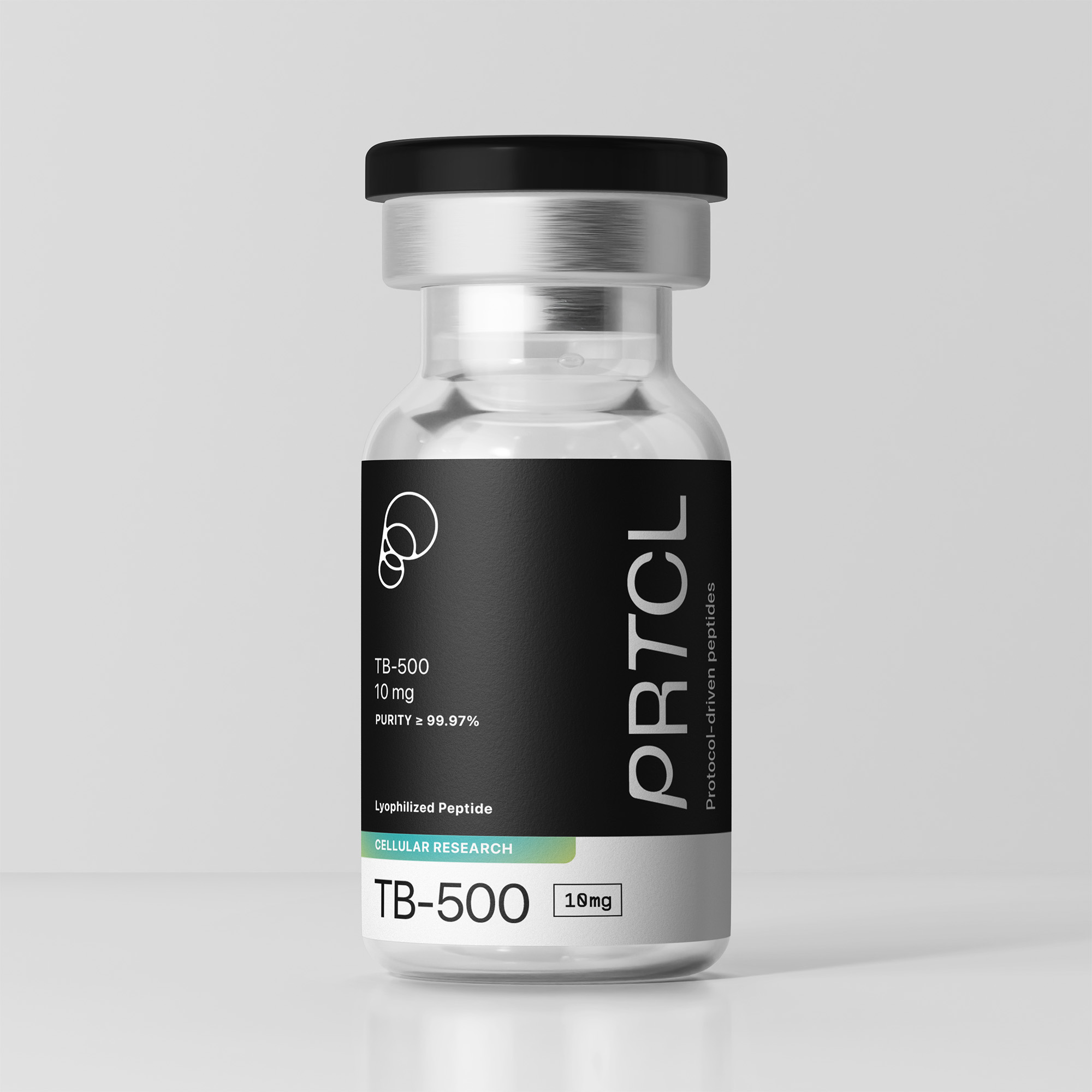 TB-500 — 10 mg Lyophilized Vial, verified to ≥99% purity
