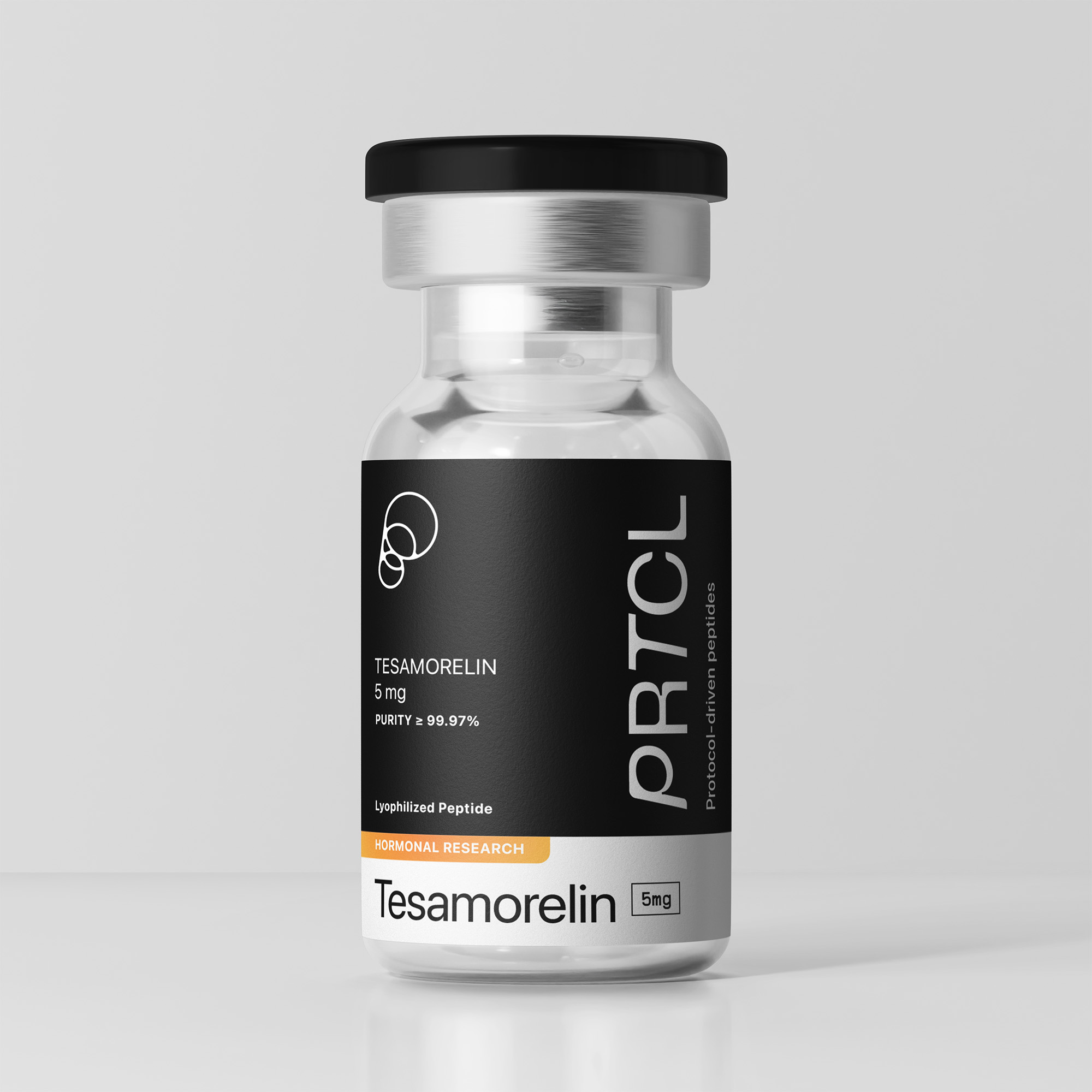 Tesamorelin — 5 mg Lyophilized Vial, verified to ≥99% purity